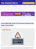 Oracle WebLogic Server OS Command Injection Flaw actively exploited
    