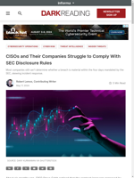 CISOs and their companies struggle to comply with SEC disclosure rules
    