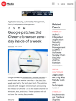 Google patches 3rd Chrome zero-day in a week