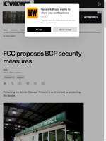  FCC proposes requiring large broadband service providers submit confidential reports on plans to secure BGP
    