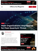  Many organizations unprepared for post-quantum threat
    