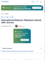  International malware takedown seized 100+ servers
    