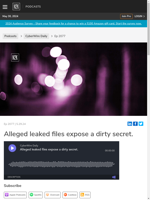  Alleged leaked files expose a dirty secret
    