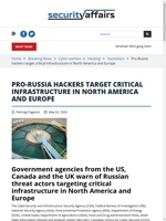  Pro-Russia hackers target critical infrastructure in North America and Europe
    