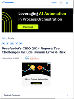  CISOs' top challenges highlighted in Proofpoint's report are human error and risk
    