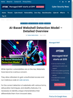  AI and deep learning models outperform traditional methods in webshell detection
    