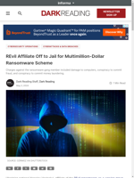 REvil affiliate sentenced to over 13 years in prison for ransomware scheme
    