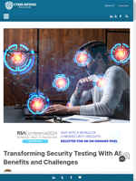  AI in security testing offers benefits like automated vulnerability detection predictive analysis continuous monitoring and increased efficiency
    