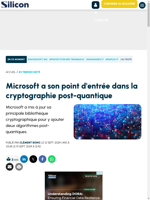  Microsoft a mis à jour sa bibliothèque cryptographique avec deux algorithmes post-quantiques
    