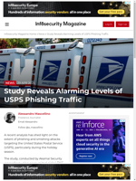  A study reveals high levels of USPS phishing traffic
    