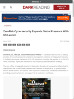ZeroRisk Cybersecurity expands with US launch