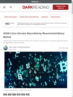  400K Linux Servers Recruited by Ebury Botnet
    