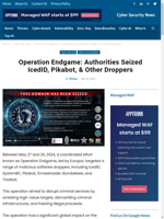  Operation Endgame seized IcedID Pikabot droppers
    