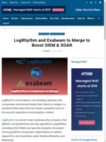 LogRhythm and Exabeam to merge in a transformative deal to enhance SIEM & SOAR capabilities
    