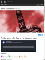  Patient portals compromised ransomware attacks increasing
    