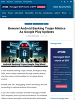  Antidot Android banking Trojan disguised as Google Play updates
    