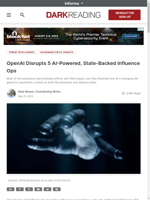  OpenAI disrupted 5 state-backed influence operations using AI tools
    