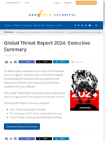 Global threat report highlights e-crime landscape for 2024