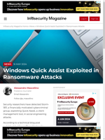 Windows Quick Assist exploited in ransomware attacks