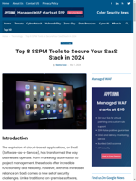  Top 8 SSPM Tools for SaaS Security in 2024
    