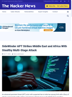  SideWinder APT conducts a multi-stage attack in the Middle East and Africa
    