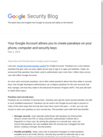  Your Google Account allows passkeys on multiple devices and security keys
    