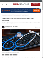  US invests $50M in healthcare cyber resilience
    