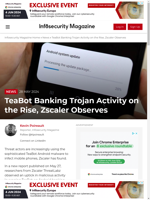 TeaBot Banking Trojan activity increasing