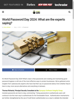  Passwords remain essential for cybersecurity according to experts
  