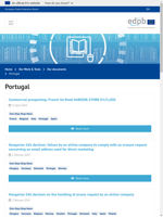  Portugal's National Statistics Institute fined 43 million EUR by the Portuguese Supervisory Authority
  