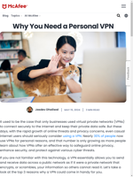  Nearly 30% of people now use VPNs for personal reasons
    
