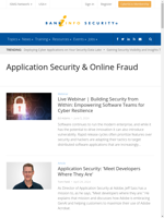Application Security & Online Fraud is crucial for bank information security