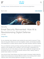  AI revolutionizing digital defense in email security
    