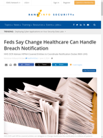  Change Healthcare has been authorized by federal regulators to handle the breach notification process
    