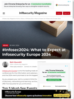  Infosecurity Europe 2024 offers top cybersecurity events and sessions
    
