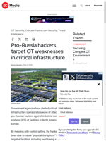 Pro-Russia hackers exploit OT weaknesses in critical infrastructure globally
    