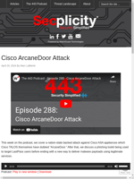 Podcast covers nation-state ArcaneDoor attack on Cisco ASA appliances phishing toolkit targeting LastPass users and new malware delivery method using legitimate services