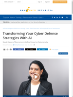  Integrating AI into cybersecurity strategies is crucial for effective defense
    