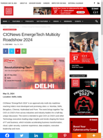  CIONews EmergeTech Multicity Roadshow 2024 covers various tech topics and upcoming events in cities like Delhi Mumbai and more
    