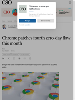  Chrome patches fourth zero-day flaw this month
    