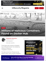 Millions of malicious containers found on Docker Hub