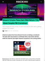 Breach Forums plans dark web return this week despite FBI crackdown
