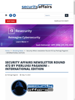  Security Affairs newsletter Round 472 by Pierluigi Paganini - INTERNATIONAL EDITION
    